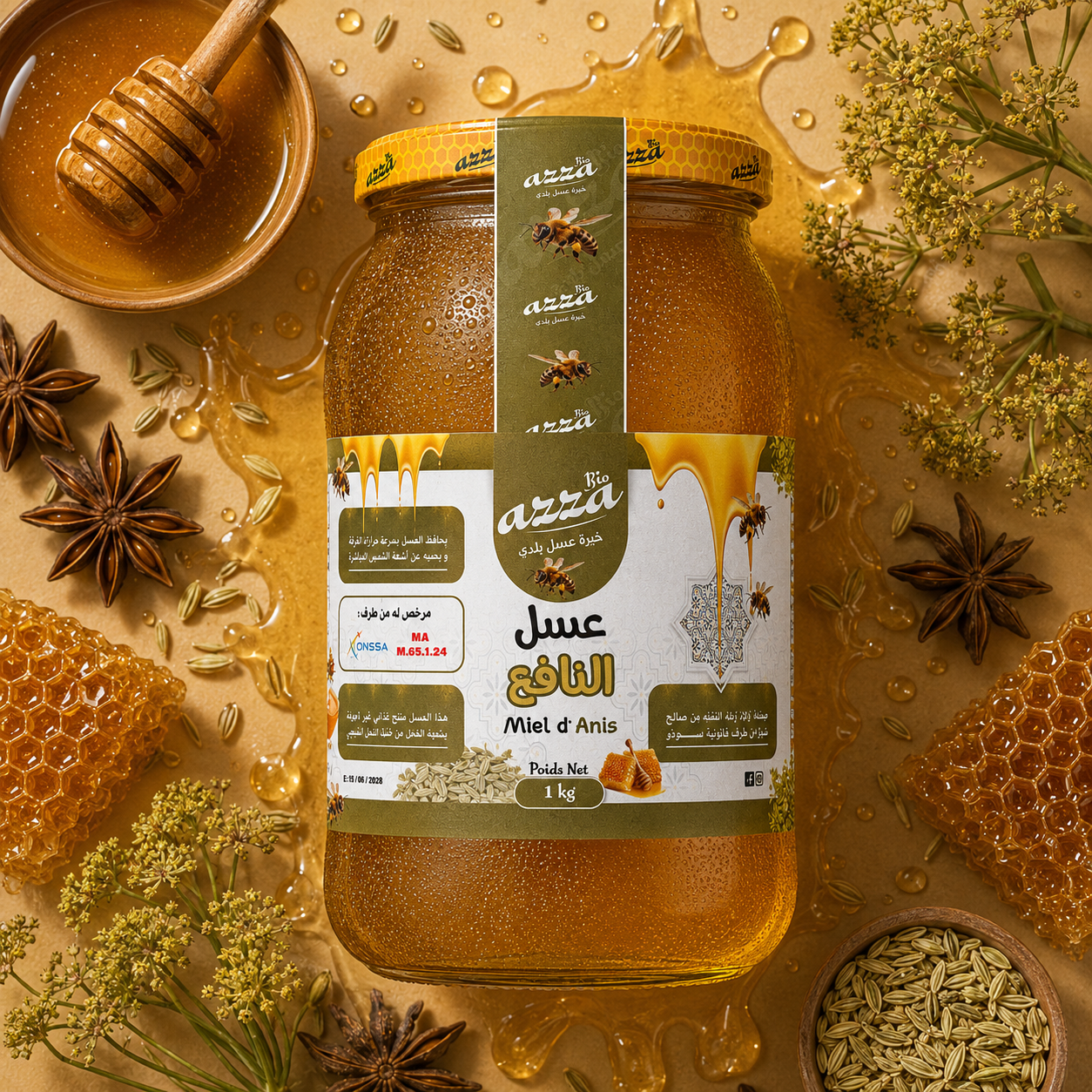 Miel d`Anis - عسل النافع Azzabio – Image 2