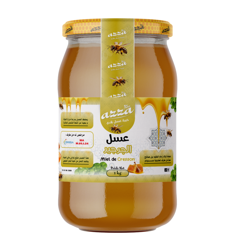Miel de Cresson (Miel de Roquette) - عسل الجرجير Azzabio